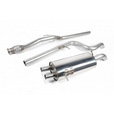 Milltek Sport výfukový systém cat-back bez rezonátoru (hlasitější) pro Citroen DS3 1.6 THP 16V DSport 2010-2019, titanové koncovky Milltek Sport výfukový systém cat-back bez rezonátoru (hlasitější) pro Citroen DS3 1.6 THP 16V DSport 2010-2019, titanové koncovky