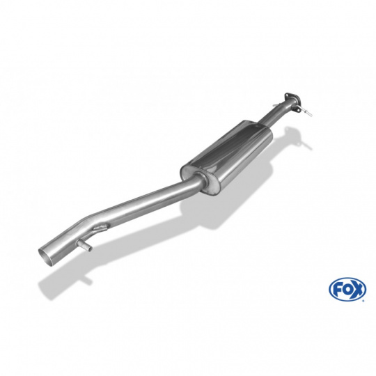Fox Sportauspuff středový tlumič výfuku pro Subaru SVX 1992-1997 s motorem 3.3