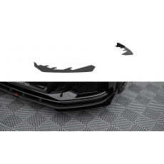 Maxton Design rohové spoilery pod přední nárazník pro Audi RS3 8V Facelift, plast ABS bez povrchové úpravy