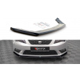 Maxton Design spoiler pod přední nárazník ver.2 pro Seat Leon Mk3, plast ABS bez povrchové úpravy