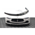 Maxton Design spoiler pod přední nárazník pro Maserati Ghibli Mk3, černý lesklý plast ABS