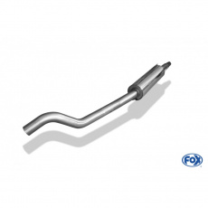 Fox Sportauspuff přední díl s tlumičem pro Opel Corsa B s motorem 1.2, 1.4, 1.5 TD, 1.6
