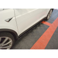 Maxton Design difuzory pod boční prahy ver.2 pro Tesla Model X Mk1, černý lesklý plast ABS