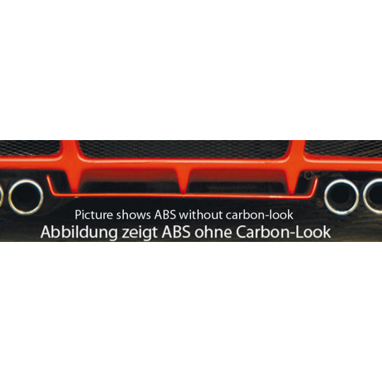 Rieger difuzor pod zadní nárazník pro Volkswagen Golf 4 1J, 10/97-03, plast ABS s povrchovou úpravou Carbon-Look