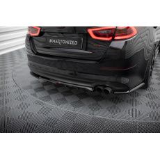Maxton Design středový spoiler pod zadní nárazník s žebrováním pro Kia Optima Mk3, černý lesklý plast ABS Maxton Design středový spoiler pod zadní nárazník s žebrováním pro Kia Optima Mk3, černý lesklý plast ABS