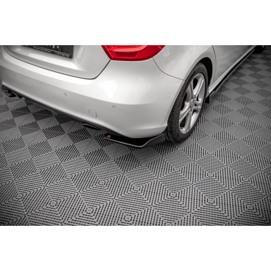 Maxton Design boční difuzory pod zadní nárazník ver.1 pro Mercedes třída A W176/Standard, černý lesklý plast ABS