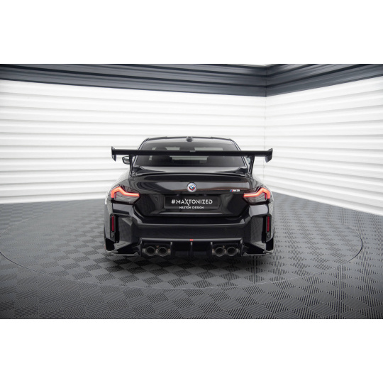 Maxton Design zadní křídlo s LED světlem pro BMW M2 G87, materiál pravý karbon