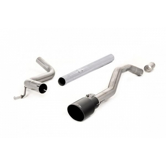 Milltek Sport výfukový systém cat-back bez rezonátoru pro Volkswagen Up! 1.0TSI 90PS (3/5-dvéř.) 2016-2024, typ koncovek: GT-90 černé Milltek Sport výfukový systém cat-back bez rezonátoru pro Volkswagen Up! 1.0TSI 90PS (3/5-dvéř.) 2016-2024, typ koncovek: GT-90 černé