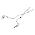 Borla Cat-Back výfukový systém "ATAK" pro Jeep Grand Cherokee SRT 6,4l s automatickou převodovkou, AWD, 4-dvéř. r.v. od 15-20, typ koncovek: chromové