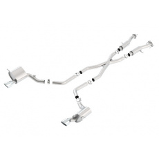 Borla Cat-Back výfukový systém "ATAK" pro Jeep Grand Cherokee SRT 6,4l s automatickou převodovkou, AWD, 4-dvéř. r.v. od 15-20, typ koncovek: chromové