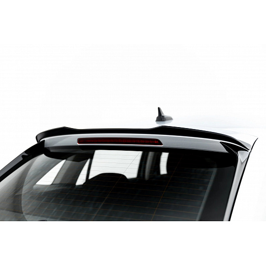Maxton Design prodloužení spoileru pro Škoda Scala Mk1 Facelift, černý lesklý plast ABS