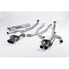 Milltek Sport homologovaný výfuk cat-back pro BMW řada 5 M5 Sedan M TwinPower Turbo V8 (F10) 2011-2016, černé koncovky