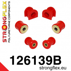 126139B: Strongflex Sada silentbloků předního zavěšení 126139B: Strongflex Sada silentbloků předního zavěšení