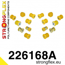226168A: Strongflex Sada silentbloků zadního zavěšení varianta SPORT