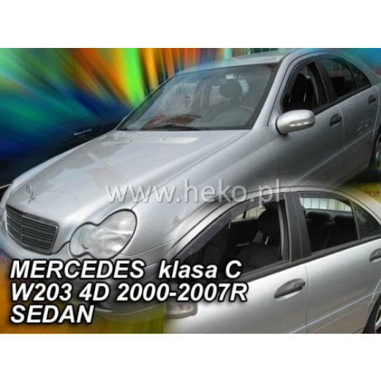 HEKO ofuky oken Mercedes Benz C W203 4dv sedan (2000-2007) přední + zadní