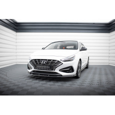 Maxton Design spoiler pod přední nárazník pro Hyundai I30 MK3 Facelift, černý lesklý plast ABS