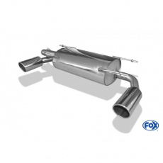 Fox Sportauspuff koncový tlumič výfuku s koncovkou 1x100 Typ 16 na obou stranách pro Subaru BRZ 2012- s motorem 2.0 Fox Sportauspuff koncový tlumič výfuku s koncovkou 1x100 Typ 16 na obou stranách pro Subaru BRZ 2012- s motorem 2.0