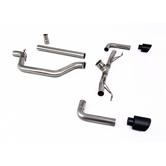 Milltek Sport výfukový systém OPF/GPF Back - Race System (nejhlasitější) - 80mm pro Volkswagen Golf Mk8 GTi Clubsport (300ps s OPF/GPF) 2021-2024, typ koncovek: GT-115 černé Milltek Sport výfukový systém OPF/GPF Back - Race System (nejhlasitější) - 80mm pro Volkswagen Golf Mk8 GTi Clubsport (300ps s OPF/GPF) 2021-2024, typ koncovek: GT-115 černé