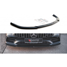 Maxton Design spoiler pod přední nárazník ver.2 pro Mercedes AMG GT 4 -Door Coupe GT 53, černý lesklý plast ABS