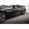 Maxton Design difuzory pod boční prahy pro Jaguar F-type Mk1, Mk1 Facelift, černý lesklý plast ABS