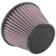 K&N univerzální kulatý zkosený filtr se vstupem 60 mm a výškou 95 mm, gumový vrchlík