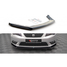 Maxton Design spoiler pod přední nárazník ver.2 pro Seat Leon Mk3, černý lesklý plast ABS Maxton Design spoiler pod přední nárazník ver.2 pro Seat Leon Mk3, černý lesklý plast ABS