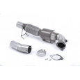 Milltek Sport downpipe a Hi-Flow sportovní katalyzátor 200 Cell Large Bore pro Ford Focus Mk3 RS 2.3l EcoBoost 4wd 5-dvéř. Hatchback 2016-2018, pouze pro Milltek Sport Cat Back systém