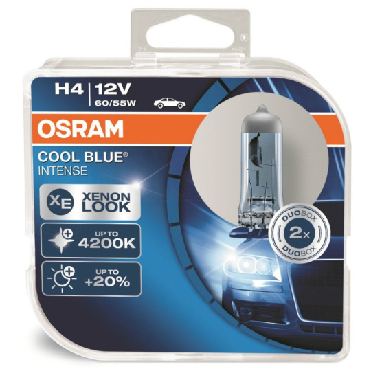 Autožárovky H4 12V 60/55W OSRAM COOL BLUE INTENSE