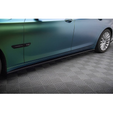Maxton Design difuzory pod boční prahy pro BMW řada 7 F01 Standard, černý lesklý plast ABS, pouze pro Long verzi (F02) Maxton Design difuzory pod boční prahy pro BMW řada 7 F01 Standard, černý lesklý plast ABS, pouze pro Long verzi (F02)