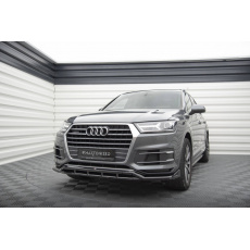 Maxton Design spoiler pod přední nárazník pro Audi Q7 Mk2, černý lesklý plast ABS