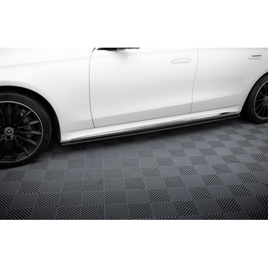 Maxton Design difuzory pod boční prahy pro Mercedes třída S W223 AMG-Line, plast ABS bez povrchové úpravy