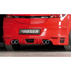 Rieger spoiler pod zadní nárazník pro Opel Astra H GTC 3-dvéř., plast ABS bez povrchové úpravy, pro vozy s dvojitými koncovkami na obou stranách