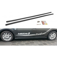 Maxton Design difuzory pod boční prahy pro Mazda 3 Mk3, plast ABS bez povrchové úpravy Maxton Design difuzory pod boční prahy pro Mazda 3 Mk3, plast ABS bez povrchové úpravy