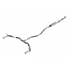 Borla Cat-Back výfukový systém "S-Type" pro Acura Integra 1,5L, manuál, FWD, 4-dveř., 2023, typ koncovek: chromové Borla Cat-Back výfukový systém "S-Type" pro Acura Integra 1,5L, manuál, FWD, 4-dveř., 2023, typ koncovek: chromové