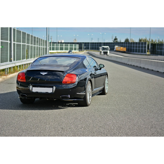 Maxton Design boční difuzory pod zadní nárazník pro Bentley Continental GT Mk1, černý lesklý plast ABS, r.v. 2009-2012 Maxton Design boční difuzory pod zadní nárazník pro Bentley Continental GT Mk1, černý lesklý plast ABS, r.v. 2009-2012
