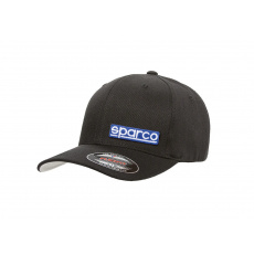 Sparco kšiltovka Flexfit, barva: černá, velikost: S-M Sparco kšiltovka Flexfit, barva: černá, velikost: S-M