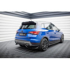 Maxton Design středový spoiler pod zadní nárazník s žebrováním pro Seat Arona Mk1 Facelift /FR, černý lesklý plast ABS Maxton Design středový spoiler pod zadní nárazník s žebrováním pro Seat Arona Mk1 Facelift /FR, černý lesklý plast ABS