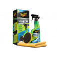 Meguiar's Hybrid Ceramic Quik Clay Kit - sada pro dekontaminaci laku s hybridním keramickým lubrikantem