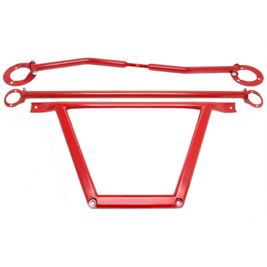 TA Technix rozpěrná tyč BMW řada 3 E36 316i / 318i přední + zadní (kompletní kit), červená