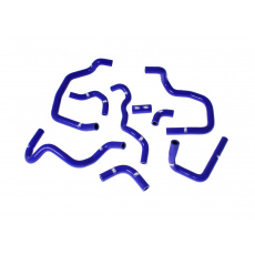 Samco Sport 9-dílná sada silikonových hadic pro vedení vzduchu s odvětráním pro Subaru Impreza GR 2008 - 2013 Turbo verze 10 (2.5l STi), barva: modrá