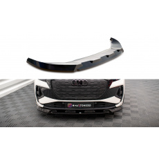 Maxton Design spoiler pod přední nárazník pro Audi Q4 e-tron Mk1 Sportback, Carbon-Look