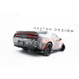Maxton Design středový spoiler pod zadní nárazník pro Dodge Challenger Mk3 RT Facelift, černý lesklý plast ABS