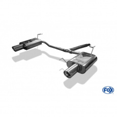 Fox Sportauspuff koncový tlumič výfuku s koncovkou 1x100 Typ 17 na obou stranách pro Honda Accord VIII 2008- s motorem 2.0 (CU1)