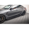 Maxton Design difuzory pod boční prahy pro BMW M3 G80, černý lesklý plast ABS