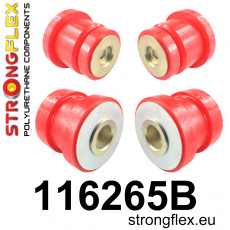 116265B: Strongflex Sada silentbloků zadního nosníku 116265B: Strongflex Sada silentbloků zadního nosníku