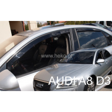 HEKO ofuky oken Audi A8 (D3, 2003-2010) přední + zadní