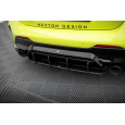 Maxton Design "Street Pro" difuzor zadního nárazníku v.2 pro BMW řada 1 F40, plast ABS bez povrchové úpravy, s červenou linkou, M-Pack / M135i