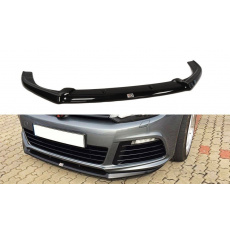 Maxton Design spoiler pod přední nárazník pro Volkswagen Golf R Mk6, černý lesklý plast ABS, Cupra look Maxton Design spoiler pod přední nárazník pro Volkswagen Golf R Mk6, černý lesklý plast ABS, Cupra look