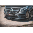 Maxton Design spoiler pod přední nárazník ver.2 pro Mercedes třída V W447F, černý lesklý plast ABS, AMG-Line