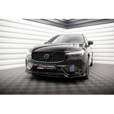 Maxton Design spoiler pod přední nárazník pro Volvo XC60 Mk2 Facelift R-Design, černý lesklý plast ABS Maxton Design spoiler pod přední nárazník pro Volvo XC60 Mk2 Facelift R-Design, černý lesklý plast ABS